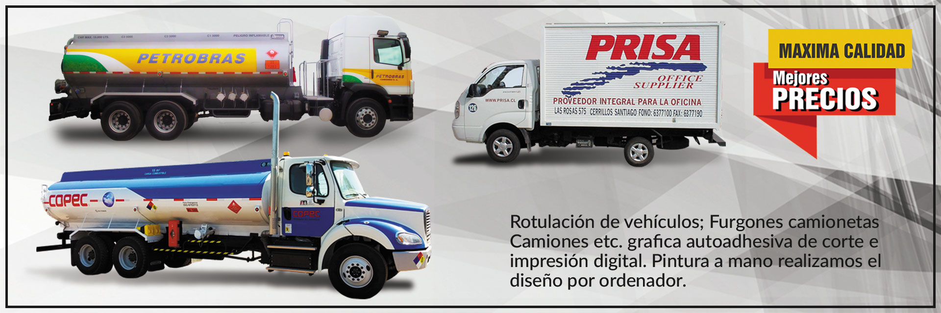 Grafica letreros para vehículos