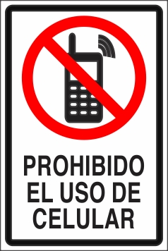 Prohibido el Uso de Celular (UV-0011)