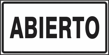 Abierto (UV-0015)