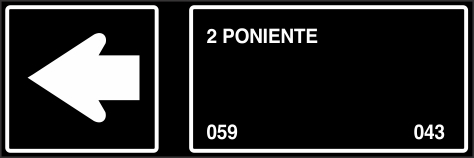 Señal Transito Calle 1 (VTO-0036)
