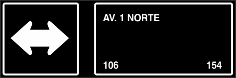 Señal Transito Calle 2 (VTO-0037)