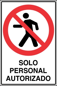 Solo Personal Autorizado (EDI-0025)