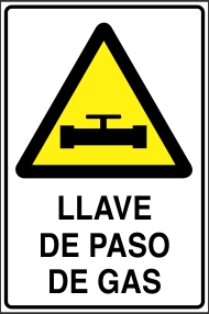 Llave De Paso De Gas (EDI-0030)