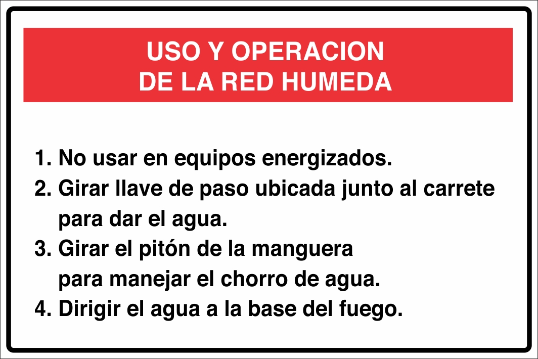  Uso y Operación De La Red Húmeda (EDI-0064)