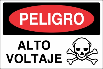 Peligro Alto Voltaje (ST-008)