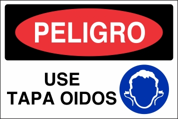 Peligro Use Tapa Oídos (ST-0017)
