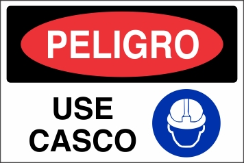 Peligro Use Casco (ST-0019)