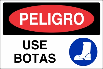 Peligro Use Botas (ST-0022)