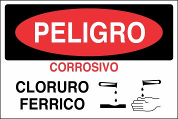 Peligro Corrosivo Cloruro Férrico (ST-0037)
