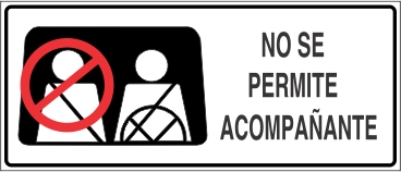 No Se Permite Acompañante (SP-0036)