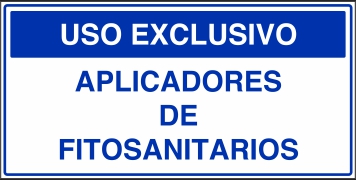Uso Exclusivo Aplicadores de Fitosanitarios (BP-0015)