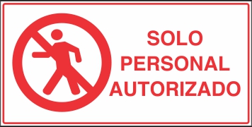 Solo Personal Autorizado (BP-0029)